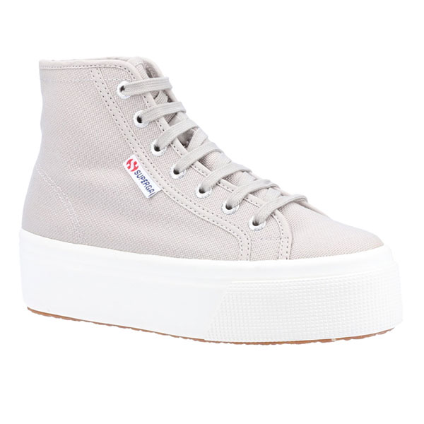 2708 Hi Top Lightweight Cotton Platform Boot