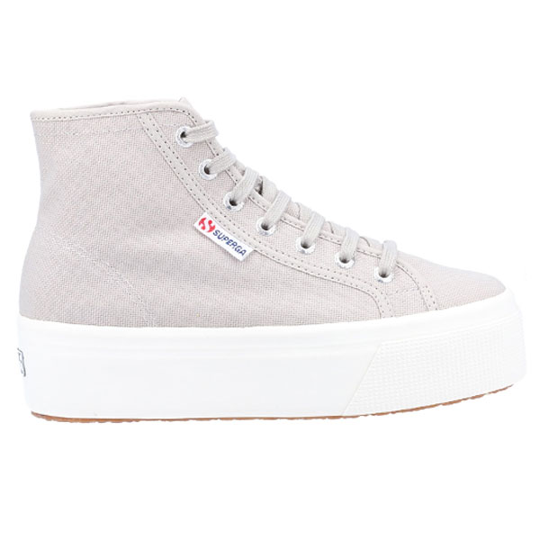 2708 Hi Top Lightweight Cotton Platform Boot