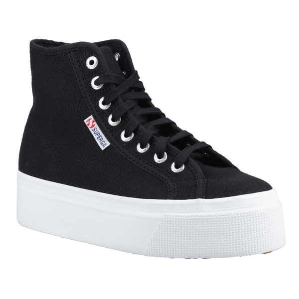 2708 Hi Top Lightweight Cotton Platform Boot