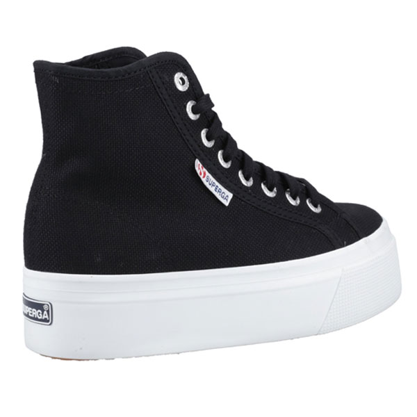 2708 Hi Top Lightweight Cotton Platform Boot