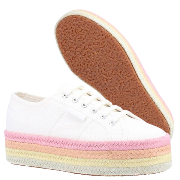 2790 Multicolor Rope Shoe – Casual Canvas Sneaker with Rope Detail