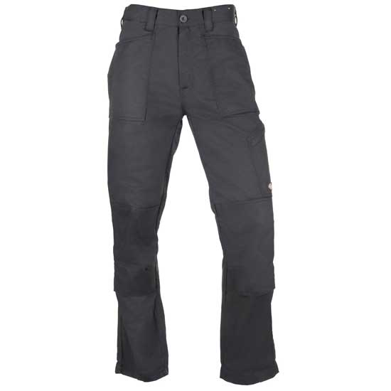 Action Flex Modern Black Work Trousers