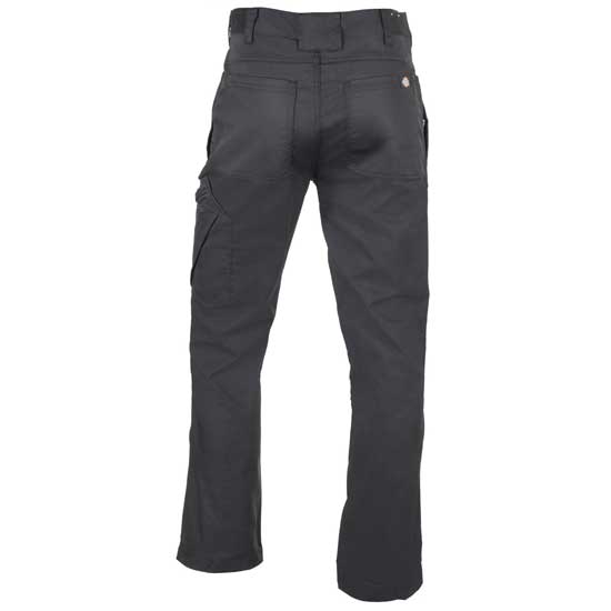 Action Flex Modern Black Work Trousers