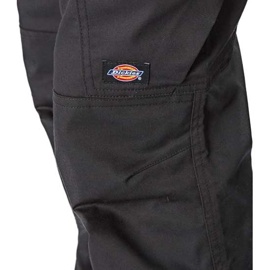 Action Flex Modern Black Work Trousers