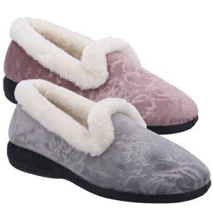 Adelaide Cozy Fleece Memory Foam Slipper