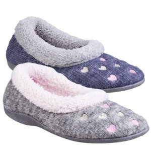 Alaska Cosy Fleece Lined Slippers