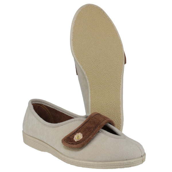 Andrea Classic Touch-Fasten Slipper