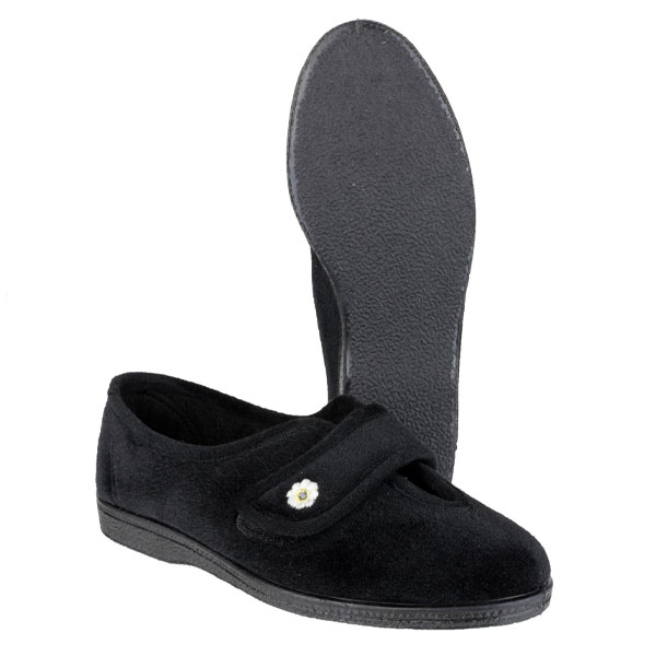 Andrea Classic Touch-Fasten Slipper