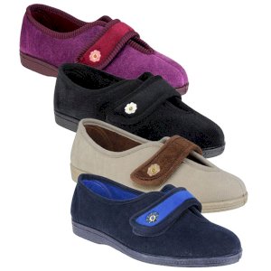 Andrea Classic Touch-Fasten Slipper