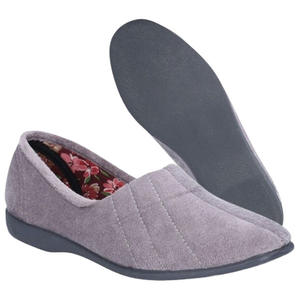 Audrey Classic Comfort Cotton Lined Slippers