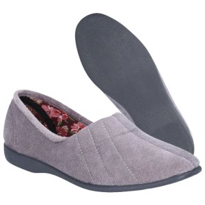 Audrey Classic Comfort Cotton Lined Slippers