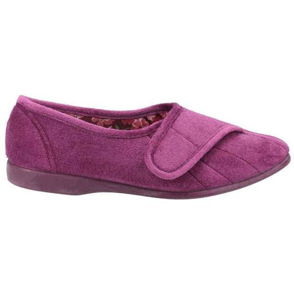 Audrey Comfortable Touch Fastening Slipper