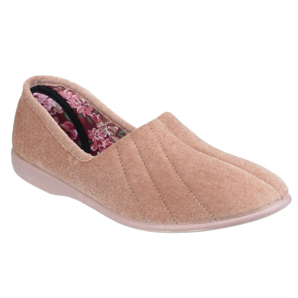 Audrey Ladies Soft Floral Comfort Slippers