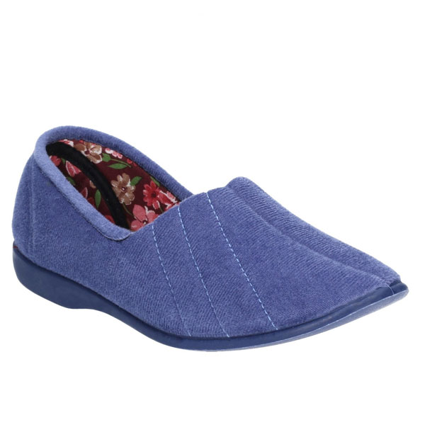 Audrey Ladies Soft Floral Comfort Slippers