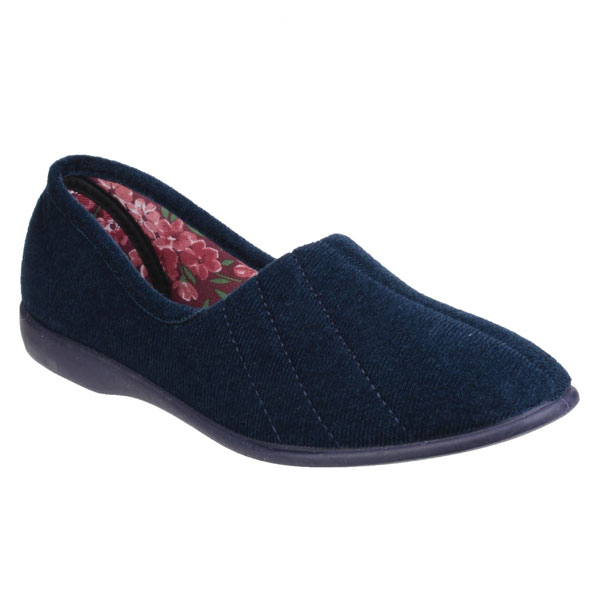 Audrey Ladies Soft Floral Comfort Slippers