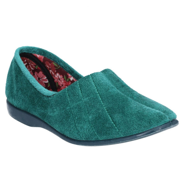 Audrey Ladies Soft Floral Comfort Slippers