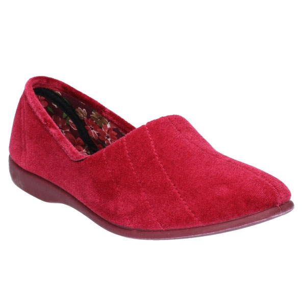 Audrey Ladies Soft Floral Comfort Slippers