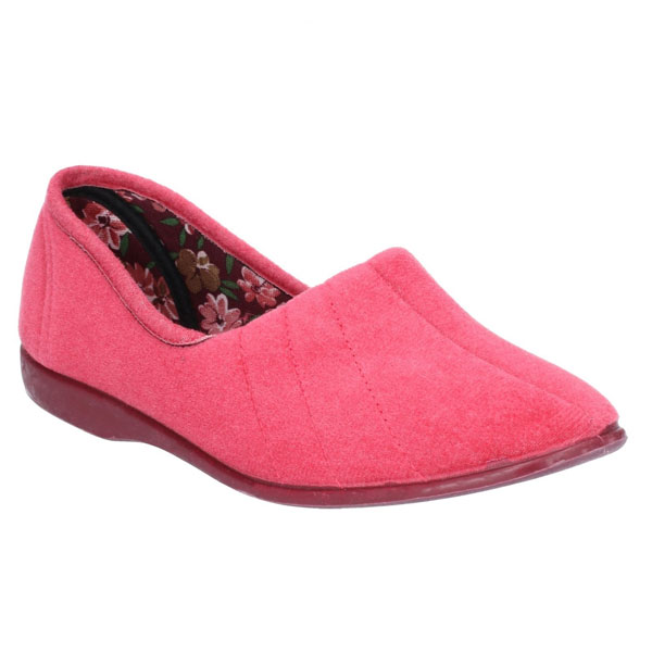 Audrey Ladies Soft Floral Comfort Slippers