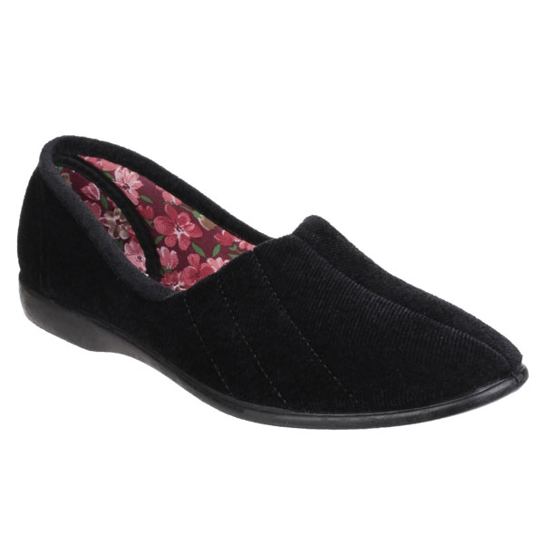 Audrey Ladies Soft Floral Comfort Slippers