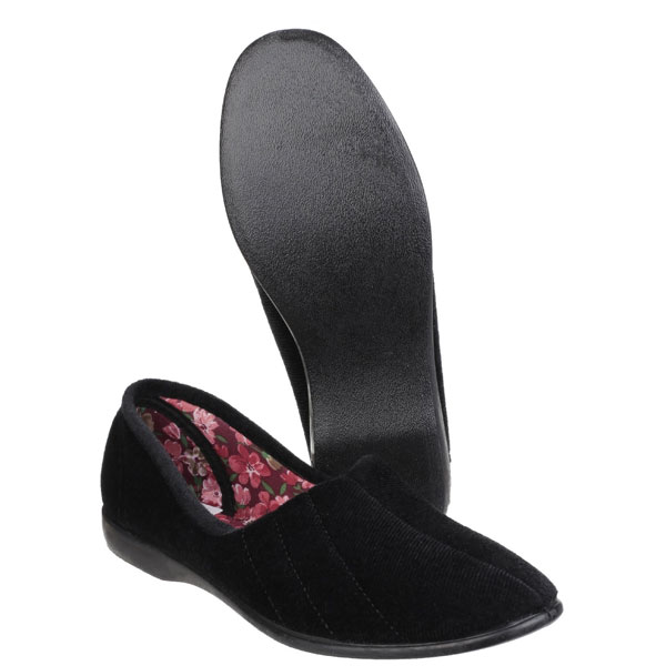Audrey Ladies Soft Floral Comfort Slippers