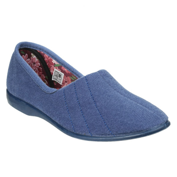 Audrey Ladies Soft Floral Comfort Slippers