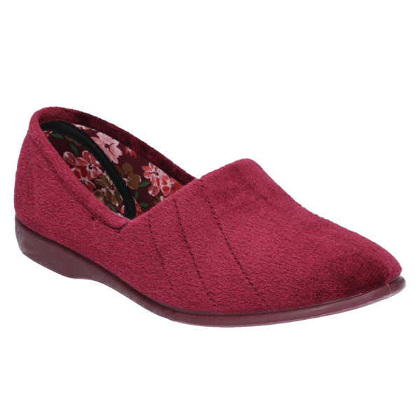 Audrey Ladies Soft Floral Comfort Slippers