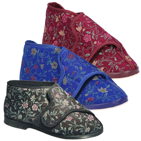 Bella CozyFit Ladies Slipper – Wide Fit