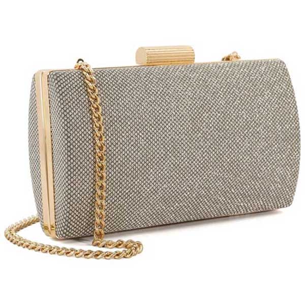 Belleview Clutch Elegant Gold Shoulder Chain