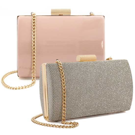 Belleview Clutch Elegant Gold Shoulder Chain