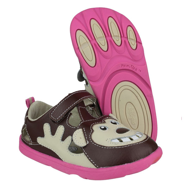 Bobo The Monkey Flexible Footwear For Girls