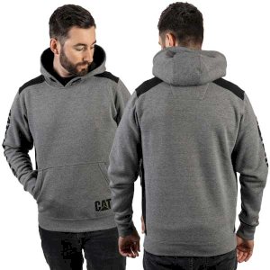 C1910802 Logo Panel Hooded Sweatshirt