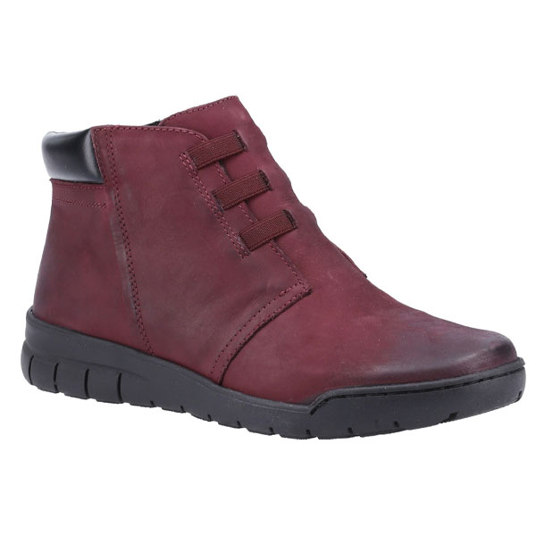Carmen Simplistic Zip Boot with Comfort Sole