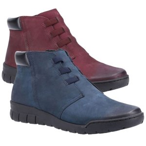 Carmen Simplistic Zip Boot with Comfort Sole