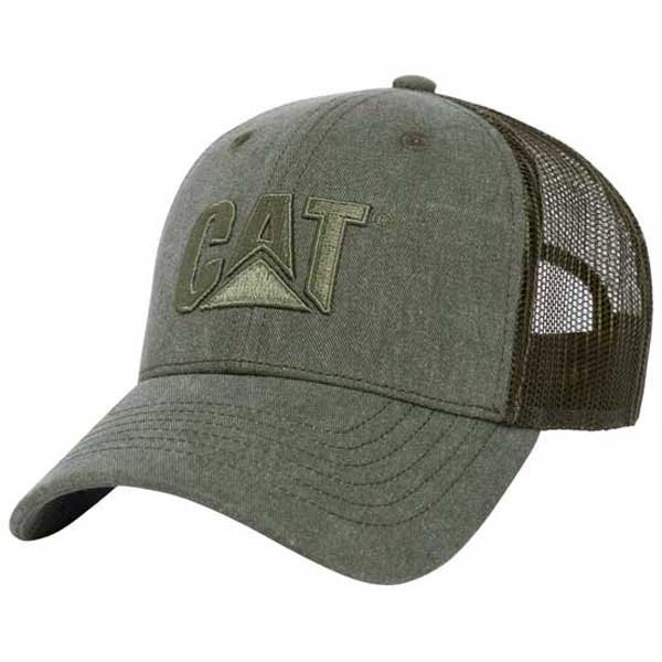 Cat Trucker Hat with Embroidered Logo