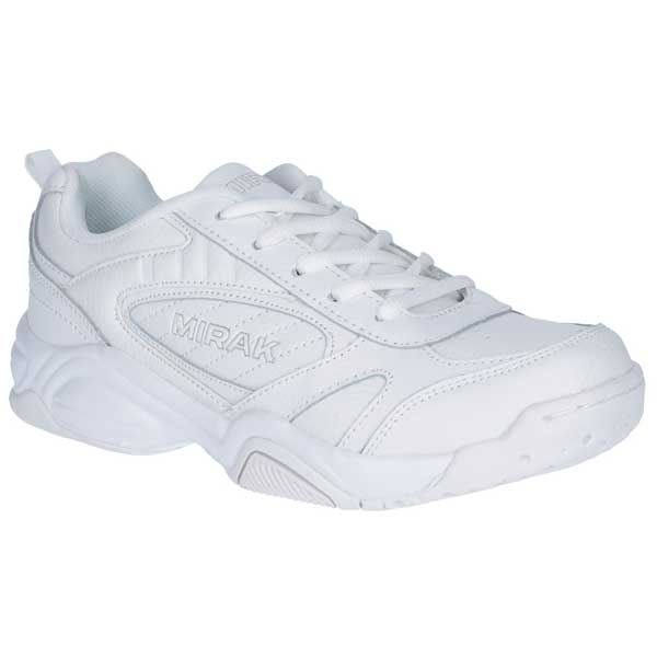 Comfort Fit Lace-Up Leather Trainer
