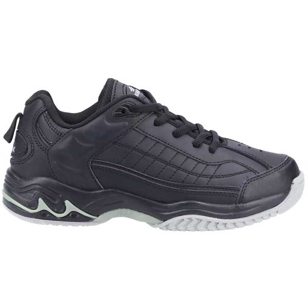 Comfort Fit Lace-Up Leather Trainer