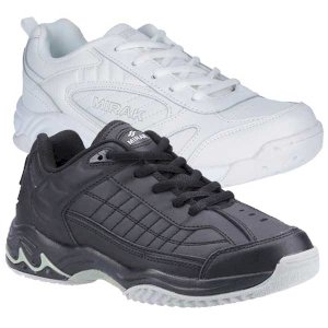 Comfort Fit Lace-Up Leather Trainer