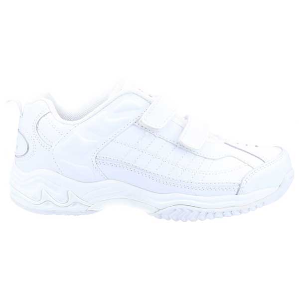 Contender Easy-Fasten Leather School Shoes