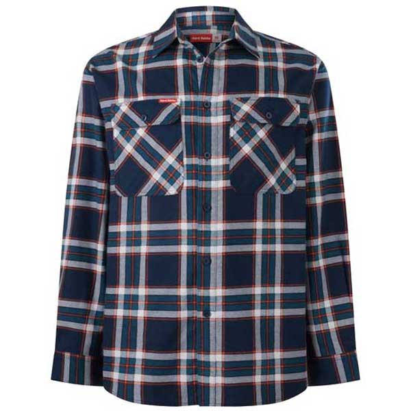 Core Check Shirt with Full Button Front Closure