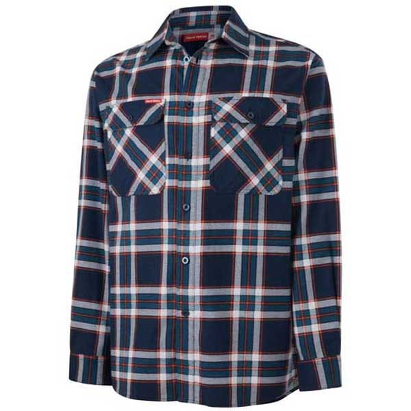 Core Check Shirt with Full Button Front Closure