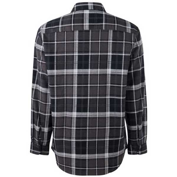 Core Check Shirt with Full Button Front Closure