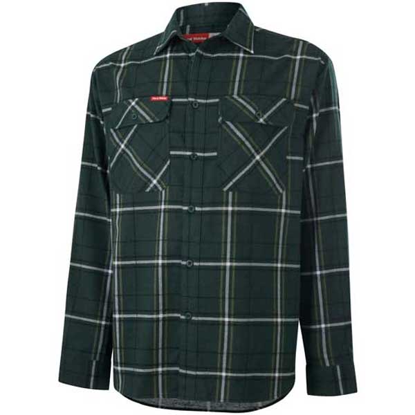 Core Check Shirt with Full Button Front Closure