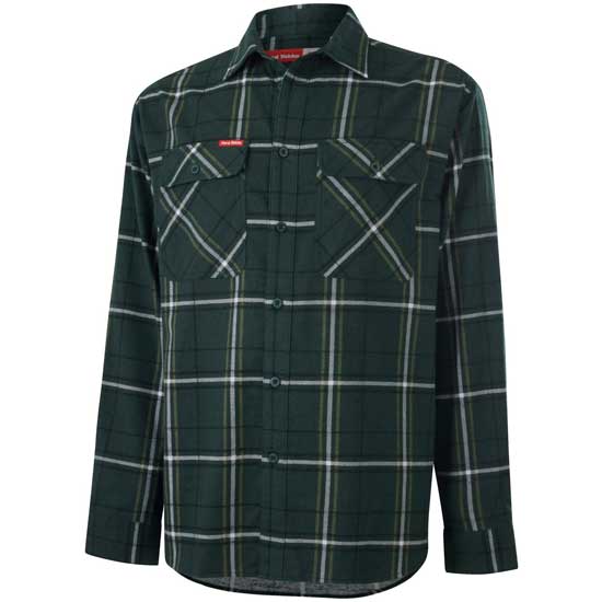 Core Check Shirt with Full Button Front Closure