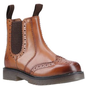 Dalby Pull On Boot – Smart Brogue Look with Everyday Comfort