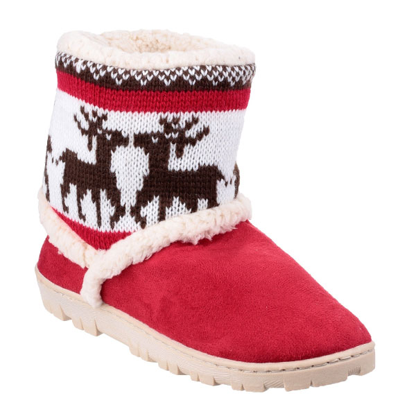 Denmark Junior Pull-On Bootie Slipper