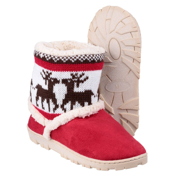 Denmark Junior Pull-On Bootie Slipper