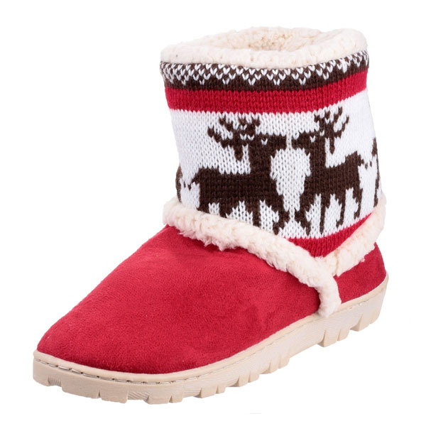 Denmark Junior Pull-On Bootie Slipper