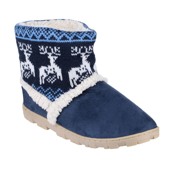 Denmark Junior Pull-On Bootie Slipper