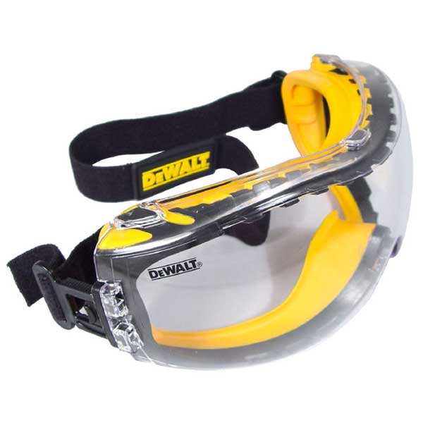 Dewalt Concealer Safety Goggle with Anti-Mist Coating