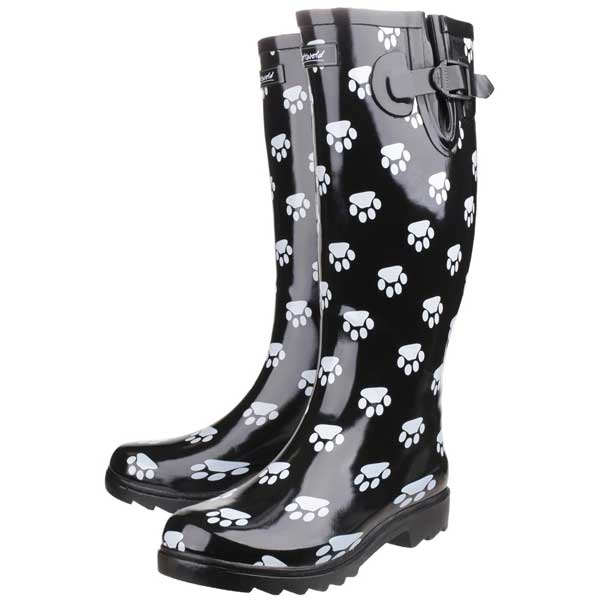 Dog Paw GripStep Rain Boots